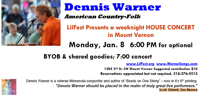 Dennis Warner Lilfest 1-8-18